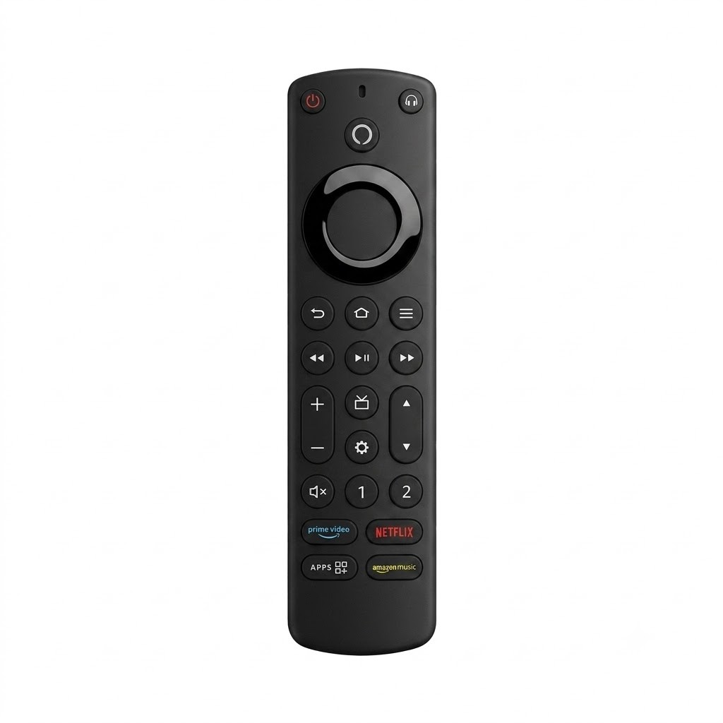 Controle Remoto Alexa Para Fire TV Pro Fire TV Cube e Fire TV Stick 2ª e 3ª Geração Teclado Iluminado