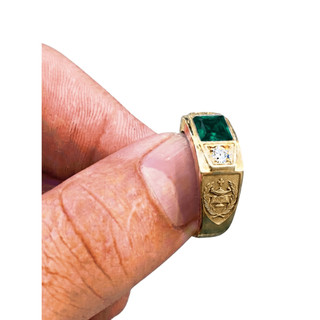 Anel de Formatura Enfermagem Banhado a Ouro 18K Saúde
