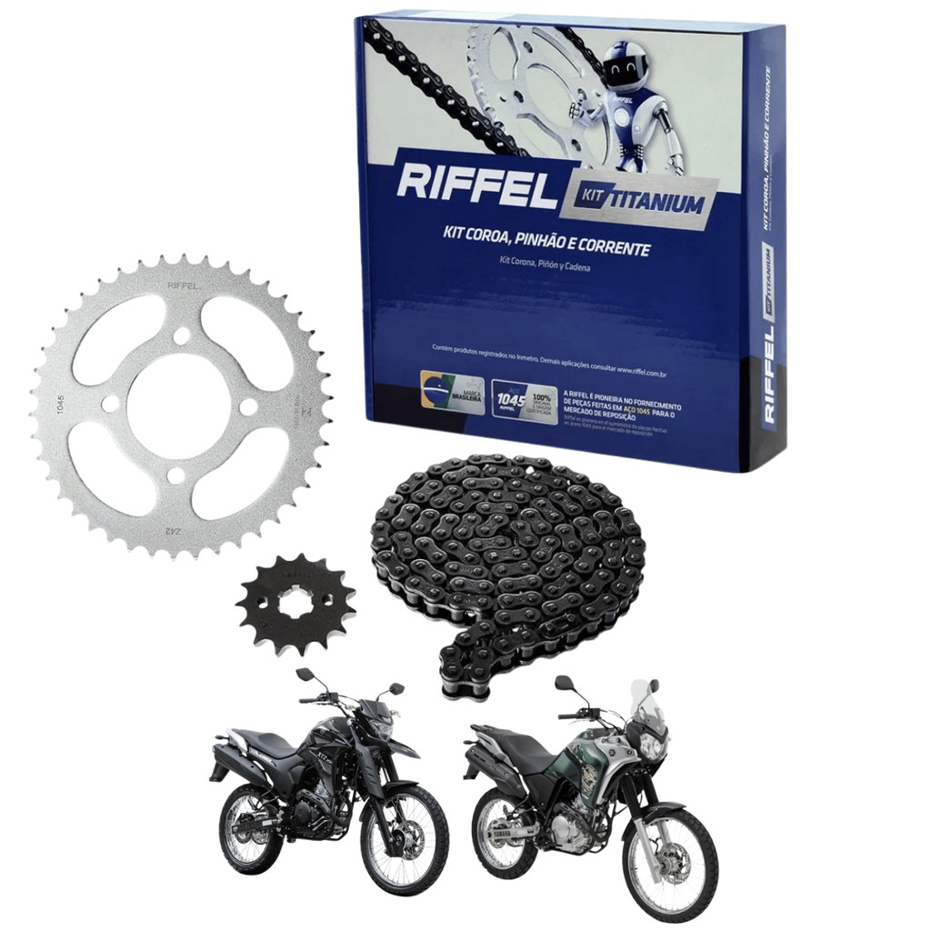 Relação Transmissão Lander 250 Tenere 250 Xtz 250 Riffel Titanium
