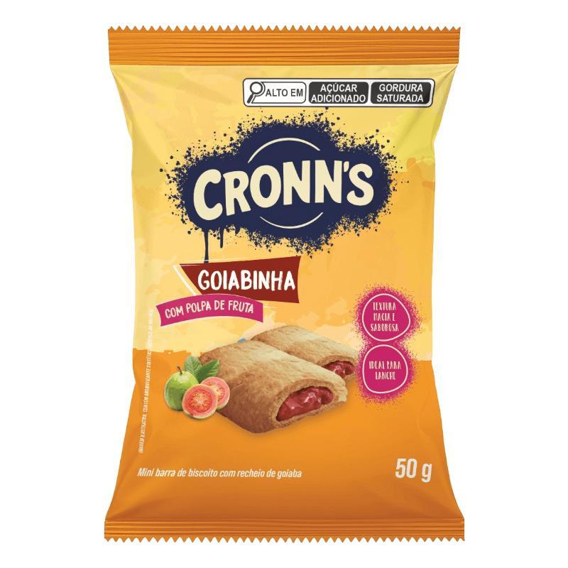 Mini Barra de Biscoito Cronn's Goiabinha 50g