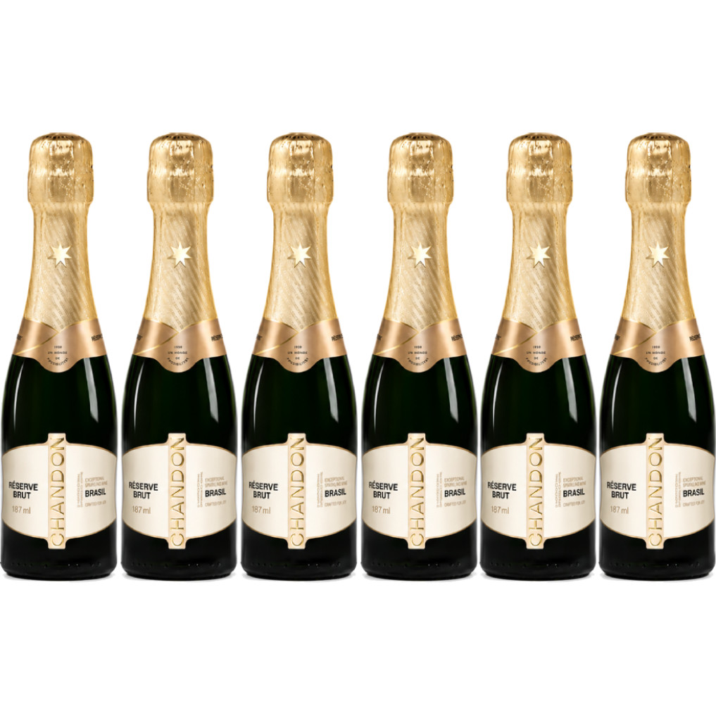 KIT 6 Espumante Chandon Brut Baby - 6 x 187ml - 1411