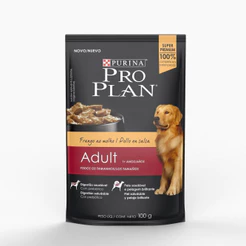 Ração Úmida Pro Plan para Cães Adultos Sachê sabor Frango 100g