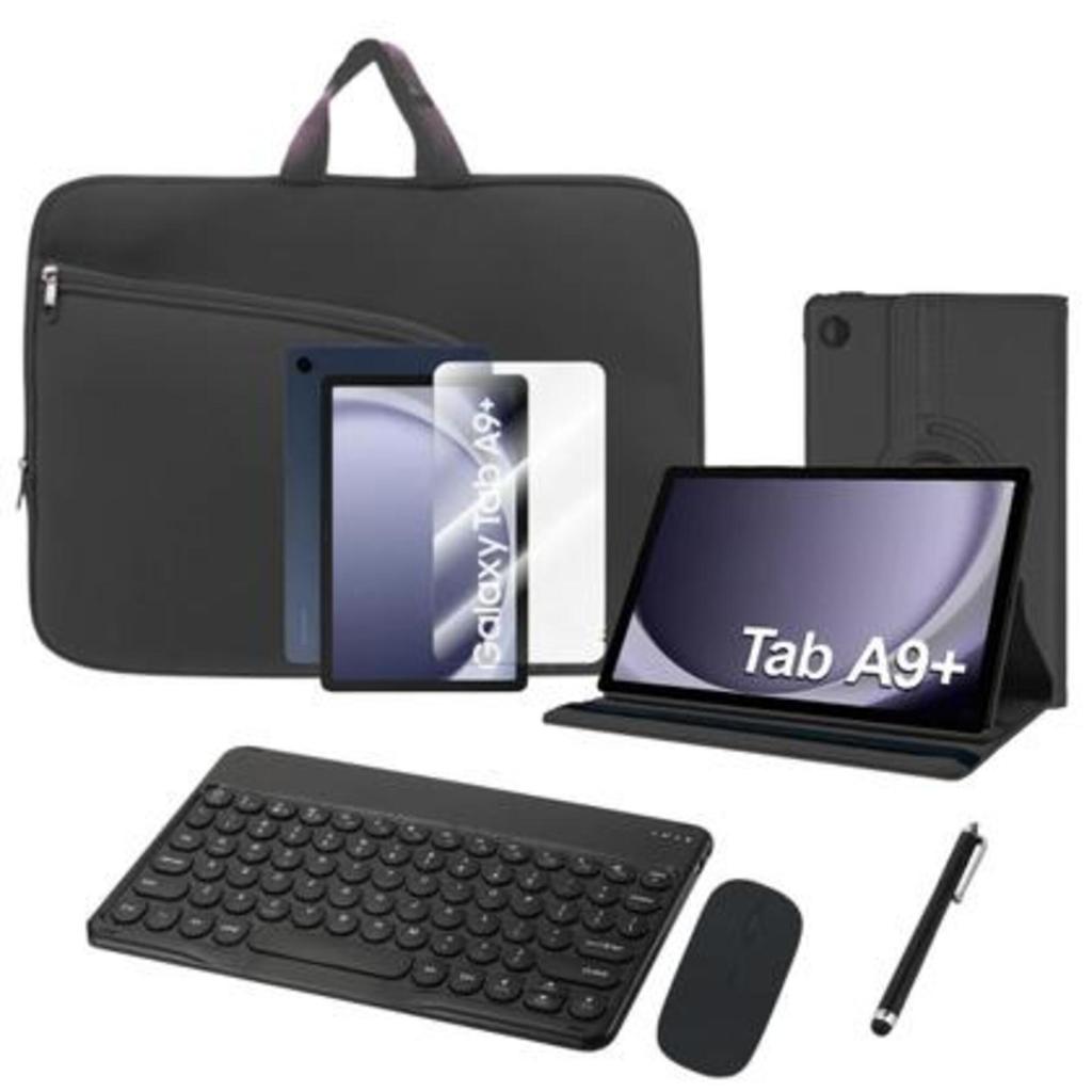 Kit Capa Teclado Bolsa Galaxy Tab A9 8.7 Pol Película Caneta - Anatel 1583721143