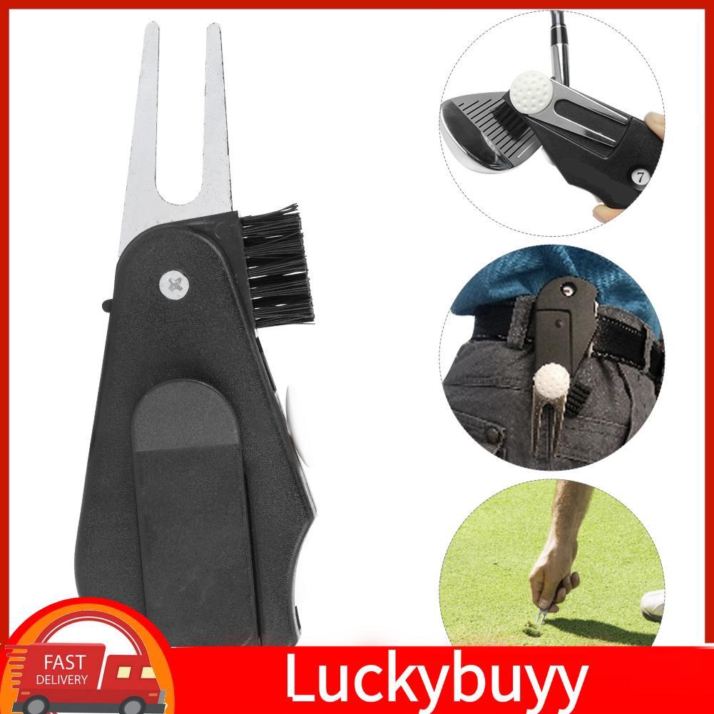 luckybuyy-br AYNEFY Lazer Esportes para Ferramenta Marcador de Bola Divot Portátil