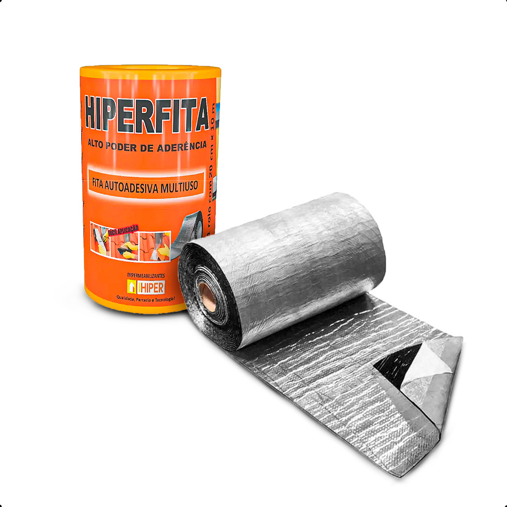Manta Térmica Veda Tudo Reparo 20cm X 10m Fita Aluminizada