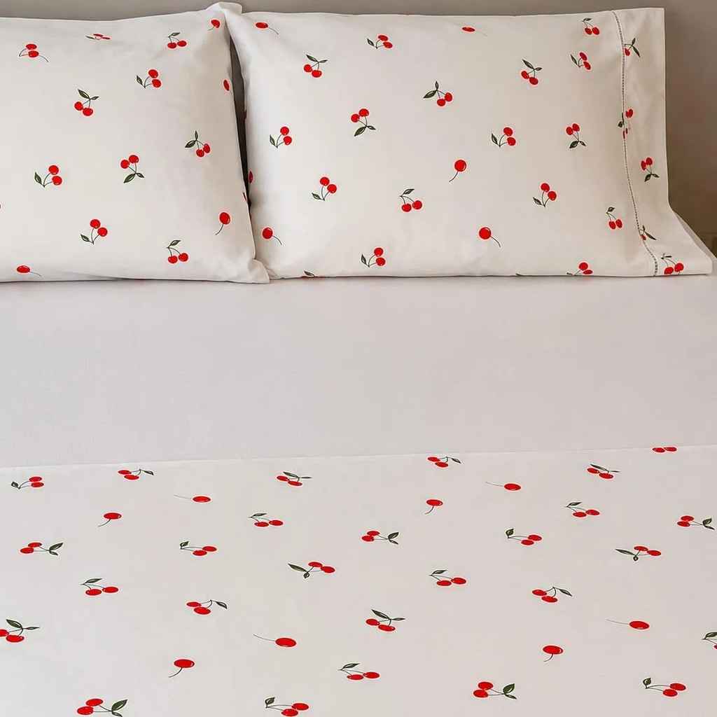 Kit Peseira Decorativa 3 Peças Percal 180 Fios 100% Algodão