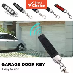 Controlador Remoto de Clone Duplicador 433MHz 4 Canais para Portão de Garagem, Carro e Chave