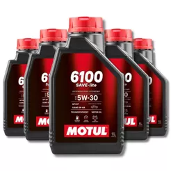KIT 5L Óleo Motor Carro Motul 6100 Save-lite 5w30 Semi-sintético API SP ATACADO REVENDA