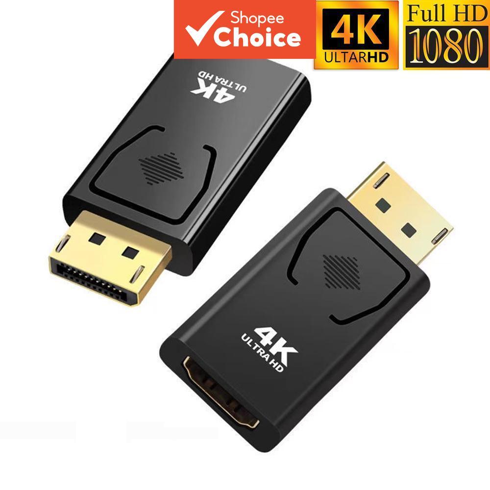  Adaptador DisplayPort para HDMI 4K, Conversor DP para HDMI para Monitor ou Projetor