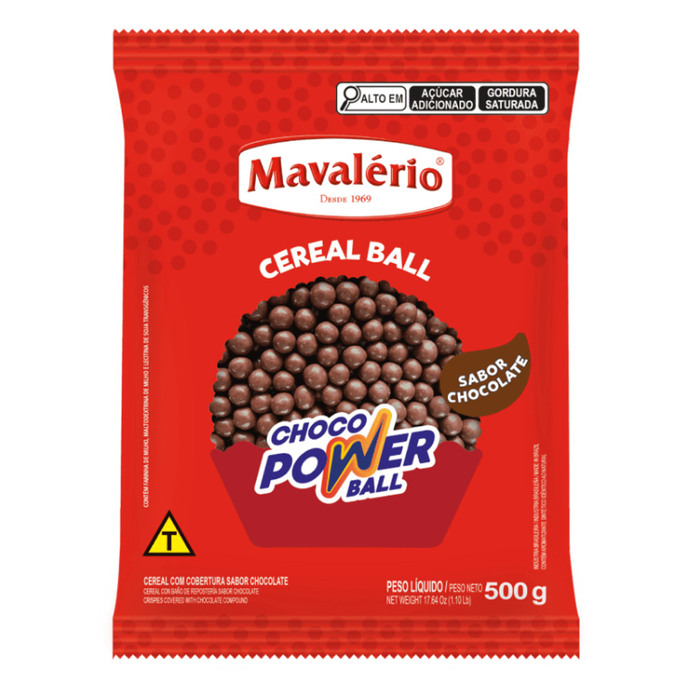 Chocolate Power Gigante Ao Leite 500g - Mavalerio
