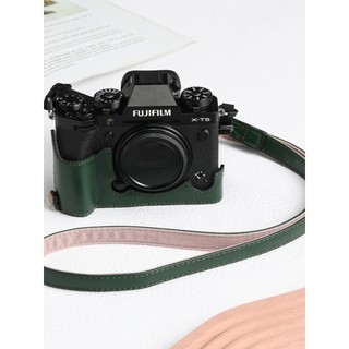 Bolsa para câmera Fuji XT5 XS10 XT30 XT4 XT20 XT30 Capa de couro de segunda geração Base protetora Caso Retro