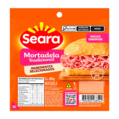 Seara Mortadela fatiada 180g