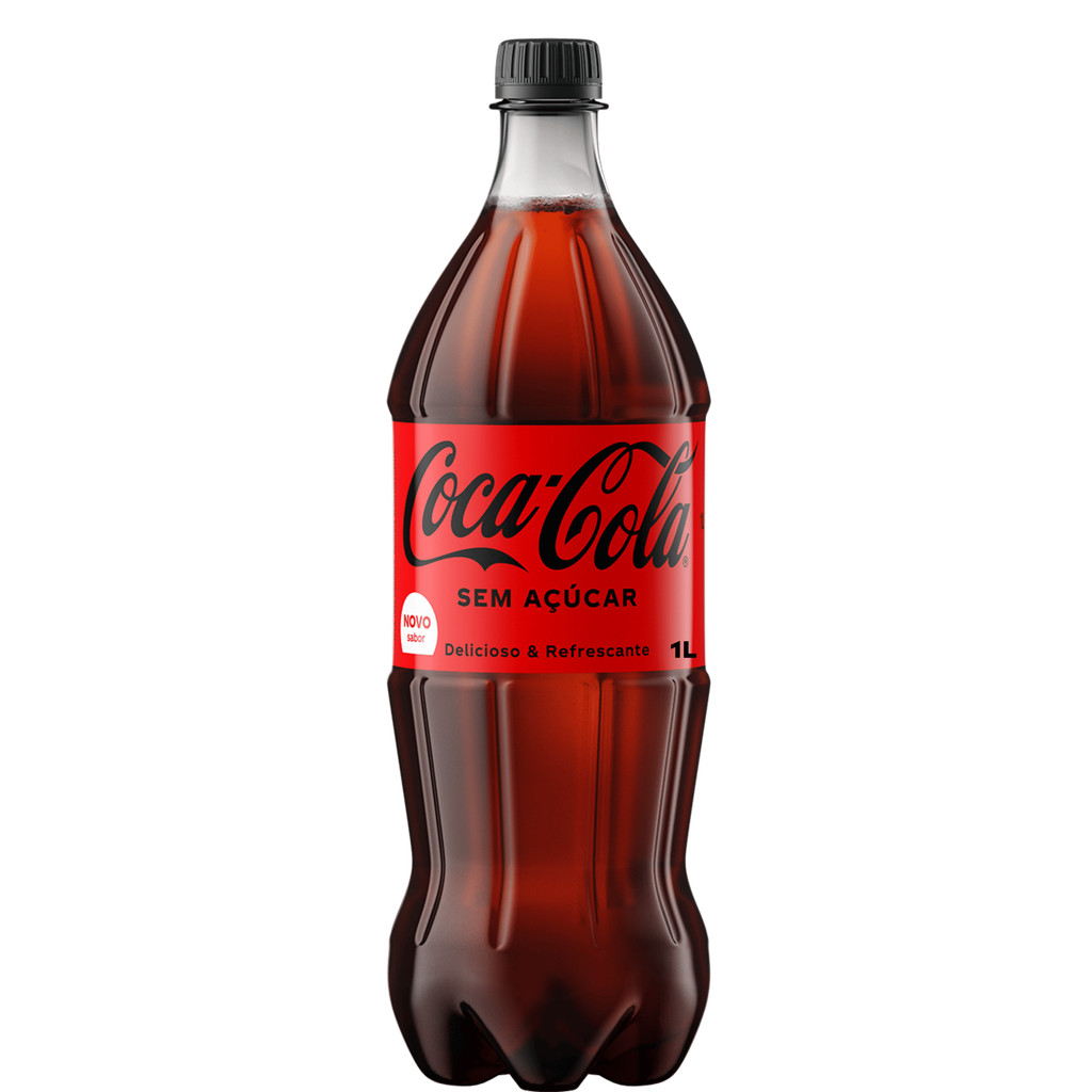 Coca-Cola Refrigerante Sem Açúcar Pet 1L