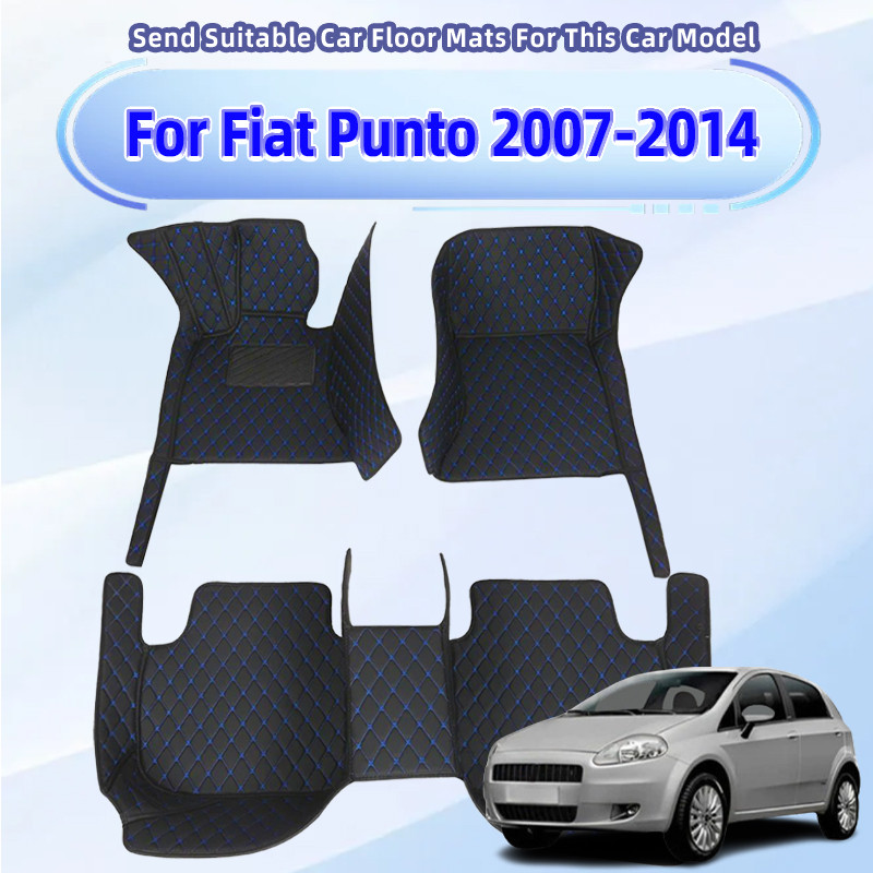 Tapetes De Carro Para Fiat Punto 2007-2014 Almofadas De Pé Tapete Acessórios Interiores Automóveis 2013 2012 2011 10 09