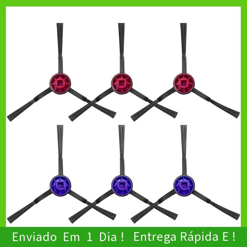 - joyce 6 Peças De Escovas Laterais De Canto Para Robô Aspirador De Pó NERE10s E10S Acessórios Eletrodomésticos