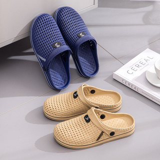 Buraco sapatos sandálias masculinas antiderrapante Baotou na moda ao ar livre Wear verão meninos de sola grossa casa ver
