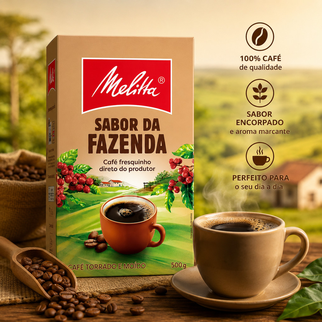 Cafe Melitta Sabor da Fazenda 500g