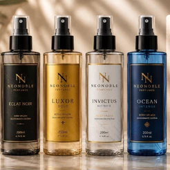 Perfumes Body Splash Masculinos 200ml Importados Fixação Longa Duração Deo Colônia NeoNoble