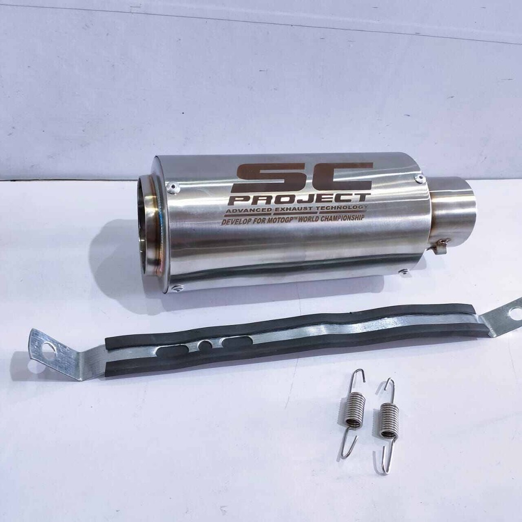 Sc Project CRT Titan Escape Para Todos Os Tipos De Motocicletas Diâmetro 2 Em/50 Mm sonic satria jupiter supra byson mx 