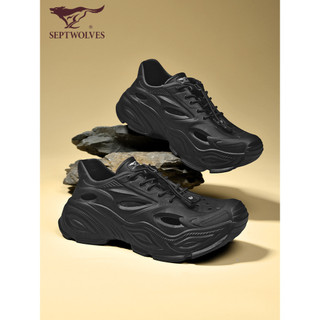 Qipi lobo sandálias masculinas Anti-deslizamento desodorante 2026 novo estilo Shuoxi sapatos buraco de coco sola macia A