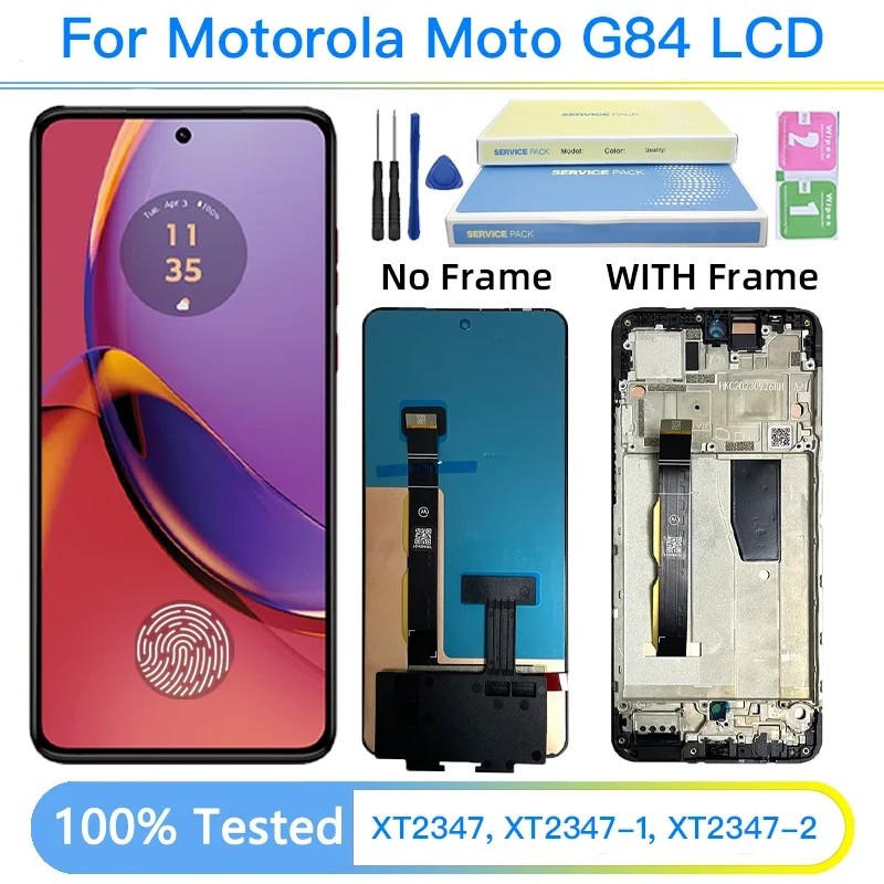 XT2347 XT2347-1 XT2347-2 Lcd Premium Para Motorola Moto G84 Display Tela De Toqu