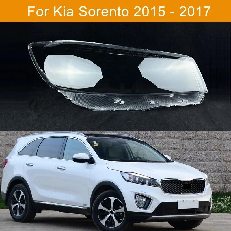 Tampa Da Lente Do Farol Carro Cabeça Luz Escudo Lâmpada Capa De Vidro Para Kia Sorento 2015 2016 2017 2018