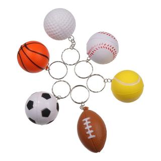 Chaveiro De Futebol De Simulação FTARLY , Chaveiros De Bola De Basquete De Golfe De Beisebol , Pingente Engraçado De Cou