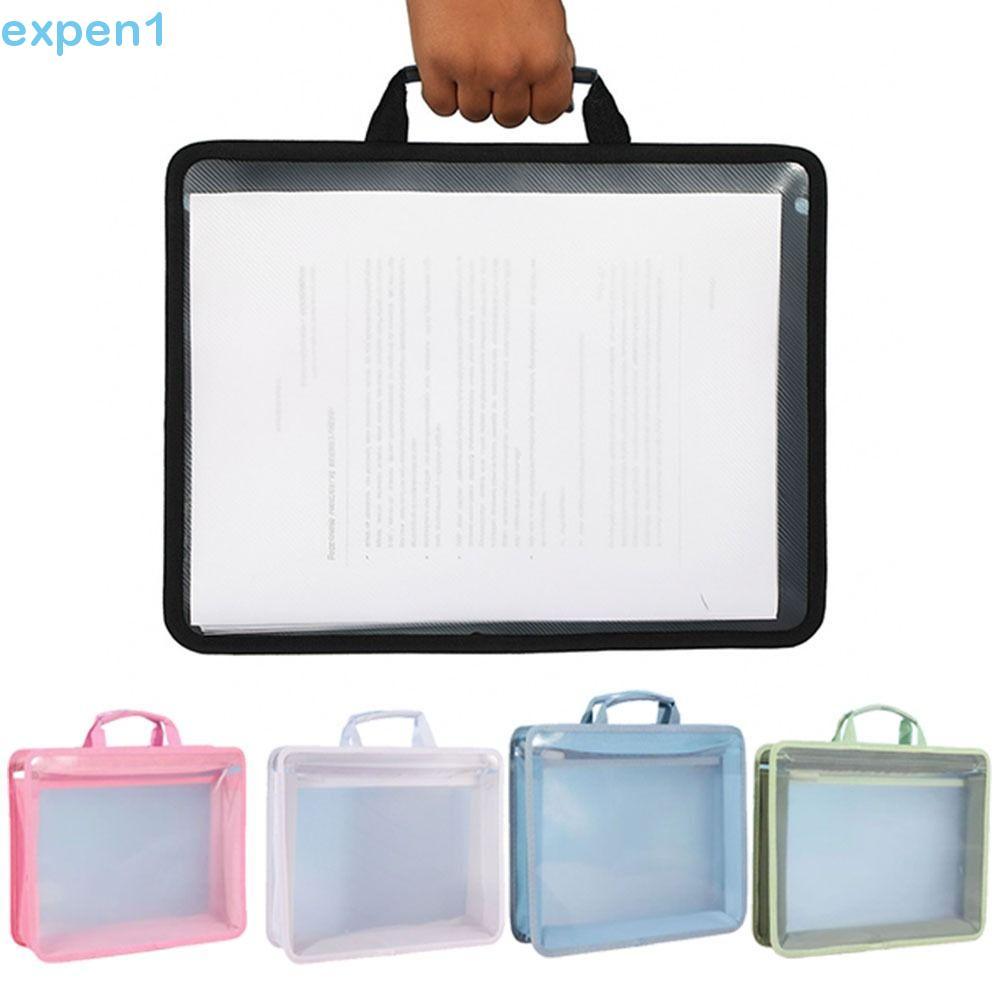 Bolsa Transparente a4 EXPEN , De Documentos Portátil À Prova D'água De Grande Capacidade , Sacola Protetora De Arquivo D