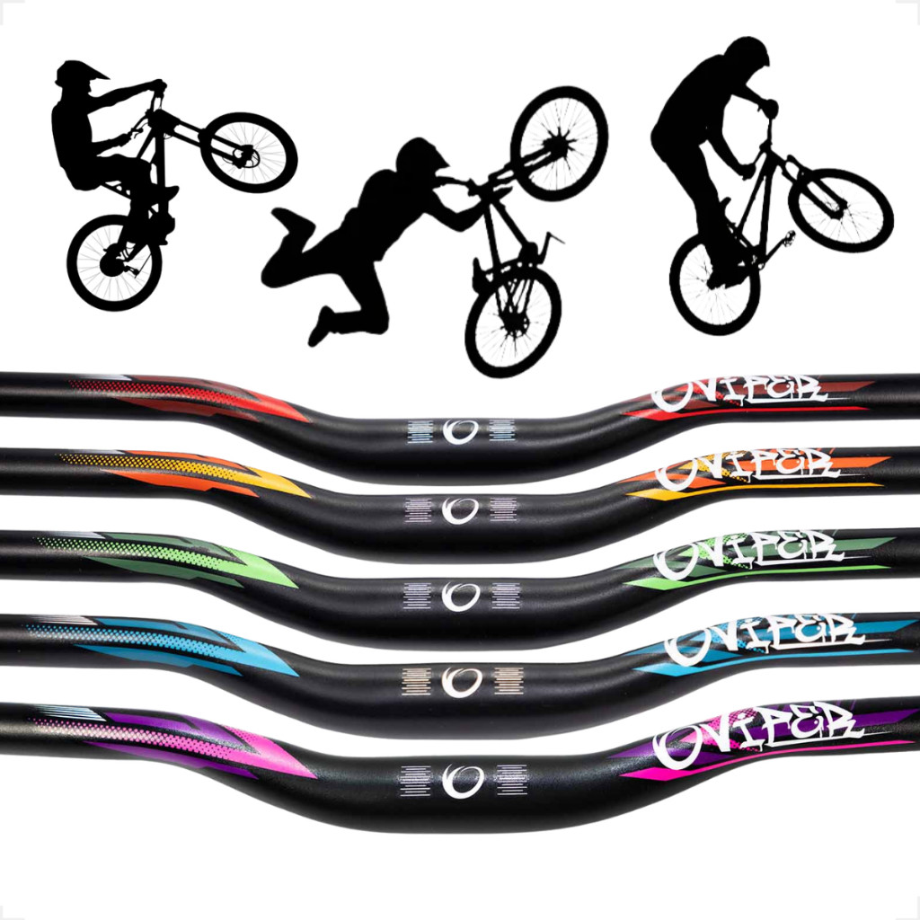 Guidão Bike Voador Tipo Gios Lançamento Freeride Grau 720x20mm viper Varias cores Manobras