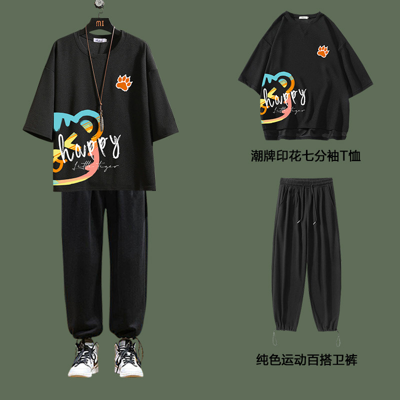 Verão recortado camiseta de manga curta masculina Street Wear solto roupas superiores masculinas bonito roupas masculina