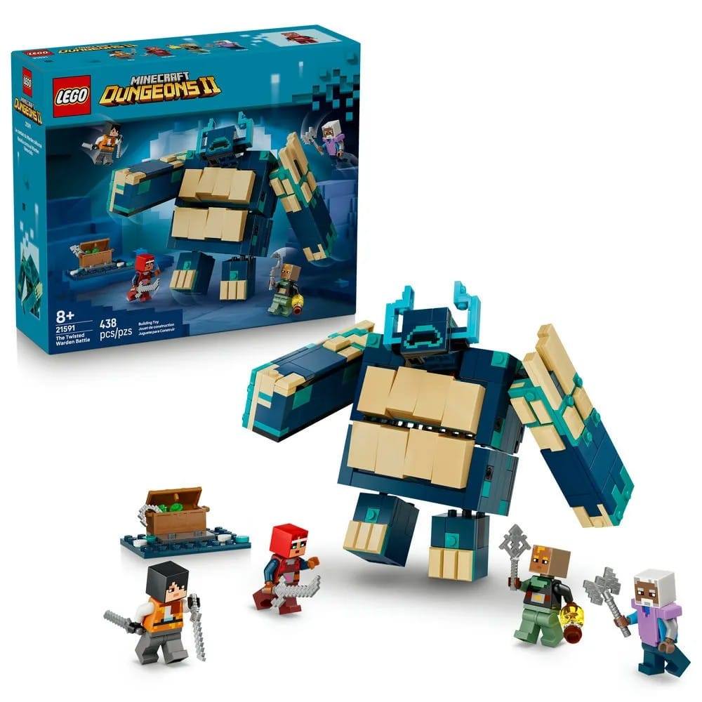 LEGO Minecraft Dungeons 2 - Confronto c/ Warden Distorcido