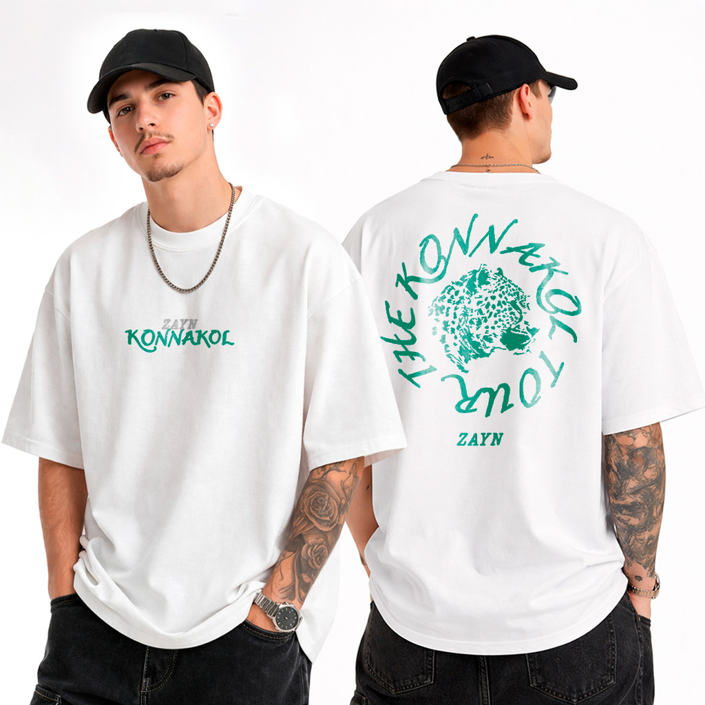 Camiseta Algodão Unissex Zayn Malik Konnakol Guepardo Albúm F/C Camisa Masculina T-Shirt Feminino