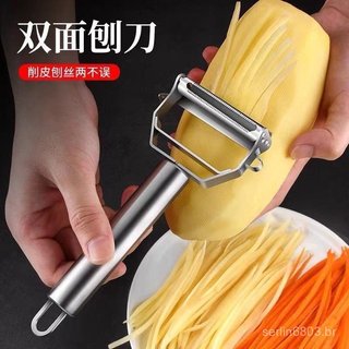 Descascador multifuncional de aço inoxidável para vegetais e frutas, descascador de batatas doméstico, descascador de ve