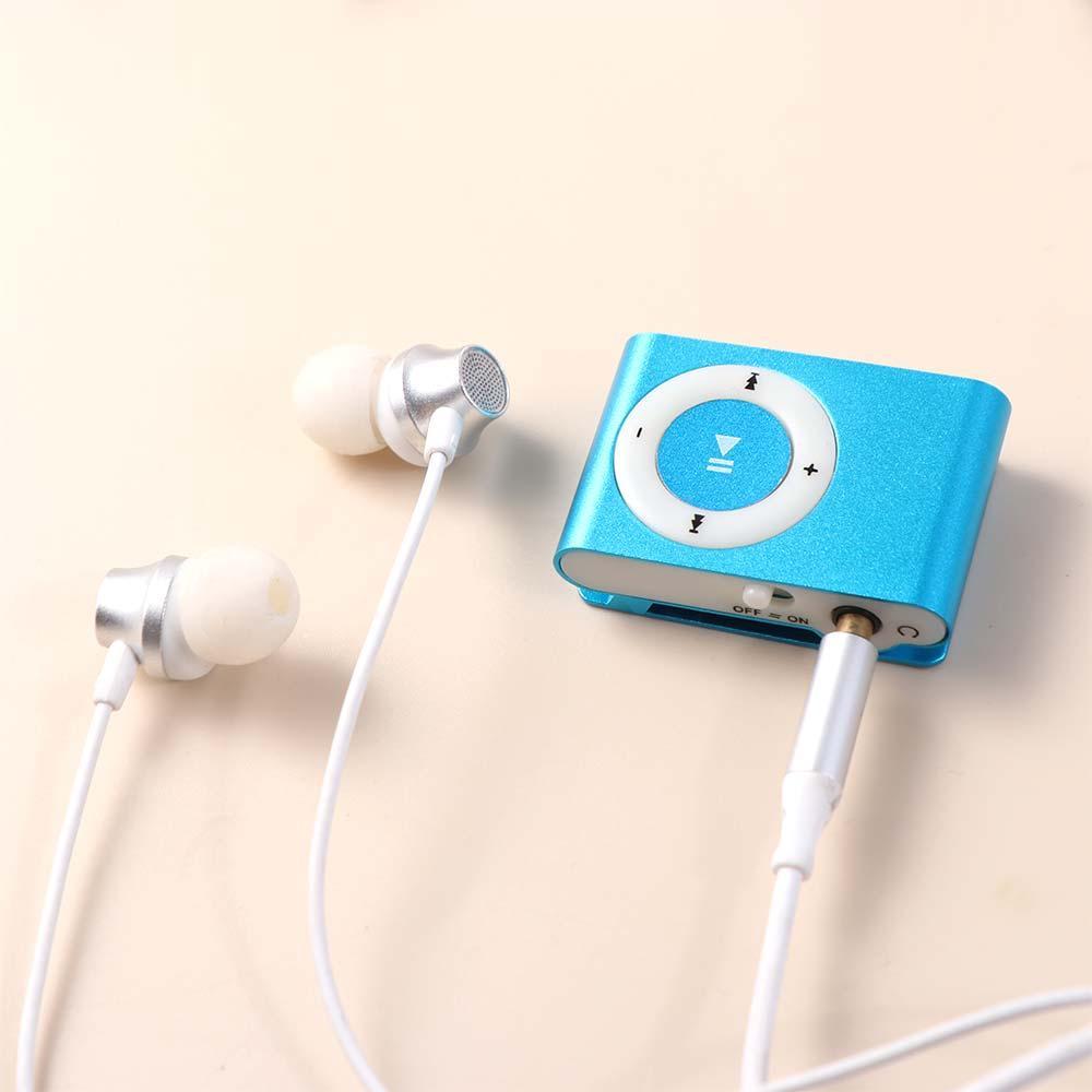 FALLFORBEAUTYEJ Clip MP3 Walkman Espelho À Prova D'água Mini Leitor De Mídia Portátil Música