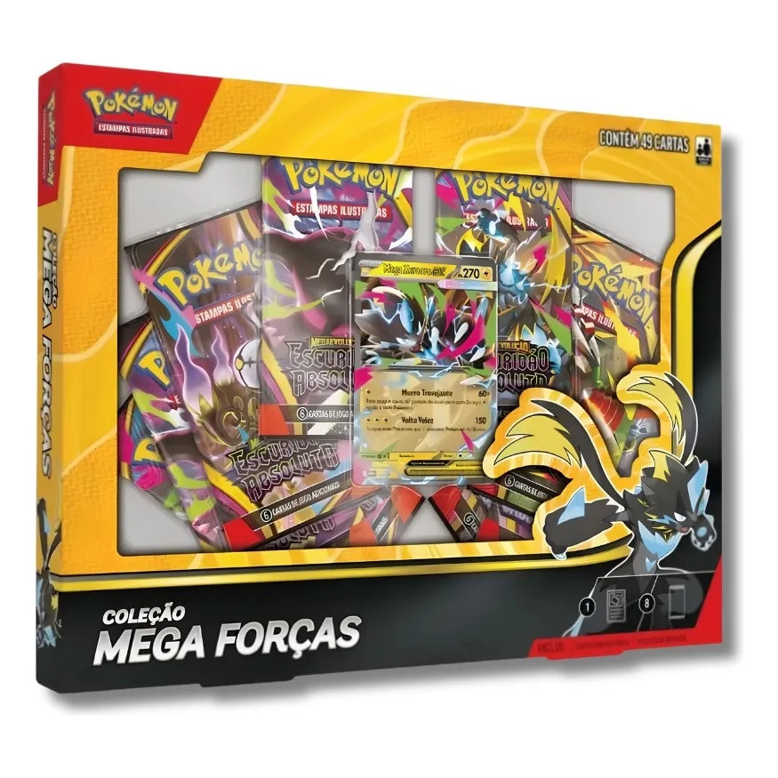 Box Pokemon Coleção Mega Forças Zeraora Original - Novo