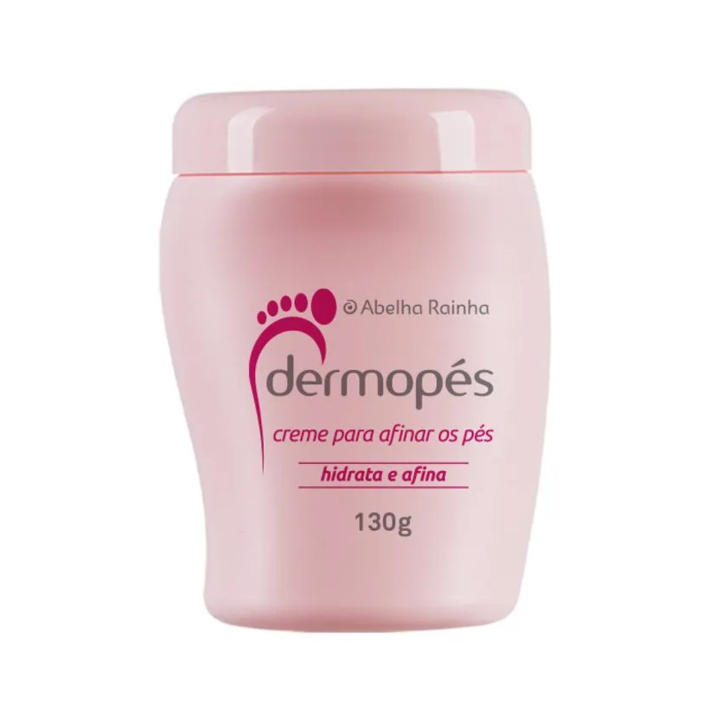 Creme Refinador De Pés Hidrata E Refina Dermopés Abelha Rainha 130g