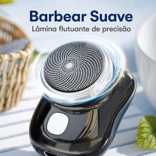 Mini Barbeador EléTrico PortáTil À Prova D'áGua TIPO-C Aparador De Barba De Bolso Promoção