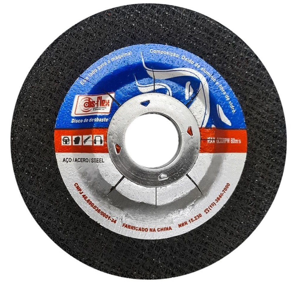 Disco de desbaste para ferro 4.1/2" x 1/4" x 7/8" - 16.019 Disflex