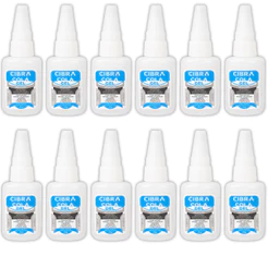 Cola Gel 20g Cibra Adesivo de Alta Viscosidade 12 Unidades