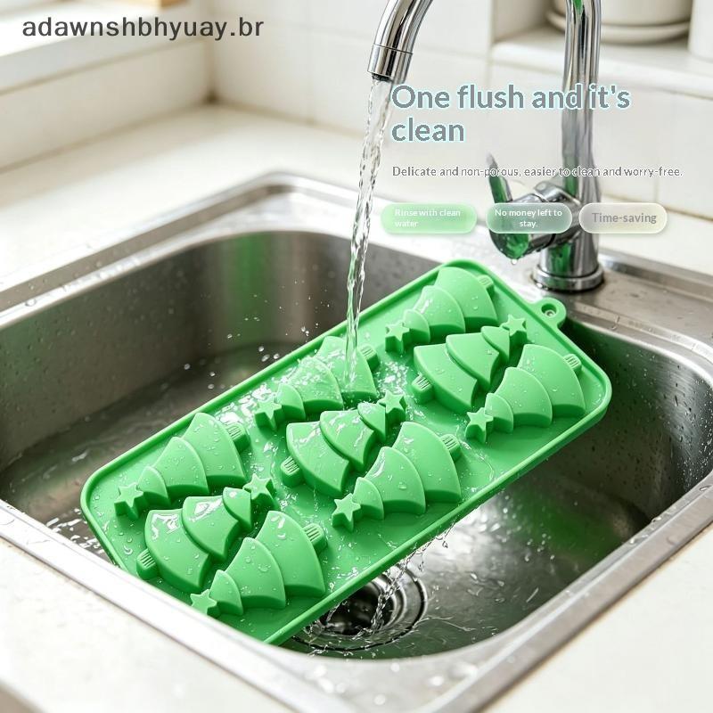 Moldes De Cozimento De Natal De Silicone Adamwnshbyuay , Antiaderentes Para Biscoitos E Doces BR