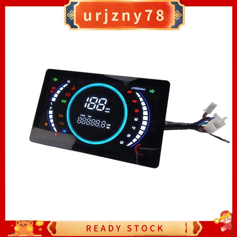 12V Universal Ajustável LED Digital Motocicleta Velocímetro RPM Painel Com Engrenagem De Temperatura 199km/H