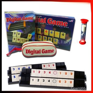 Jogo De Tabuleiro Rummikub Israel Mahjong Quebra-Cabeça Casual