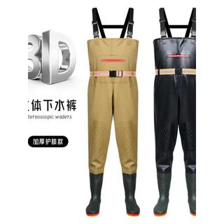 Calças de água espessadas, resistentes ao desgaste, pesca, meio comprimento, calças de chuva, homens, mulheres, roupas i