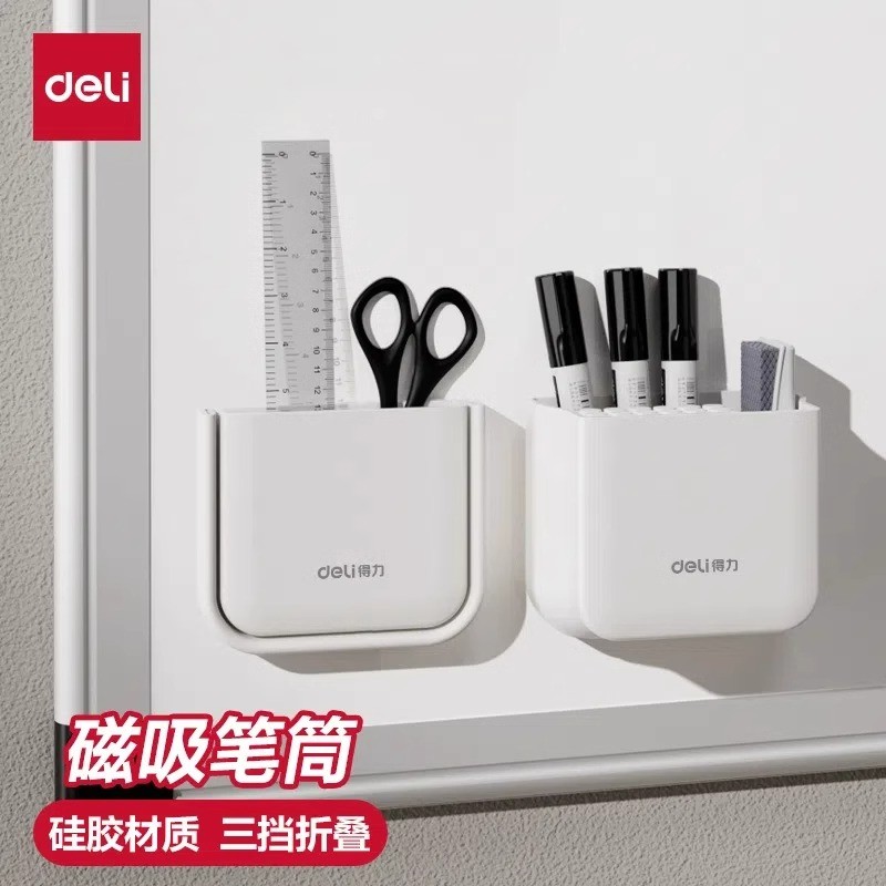 Poderoso suporte magnético para caneta, caixa de armazenamento para quadro branco, giz de grande capacidade, pendurado n