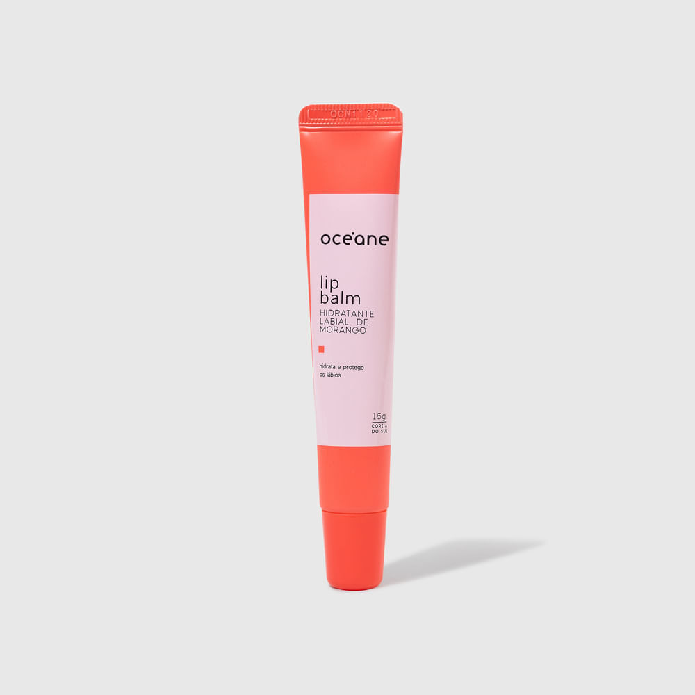 Hidratante Labial Morango - Lip Balm 15g