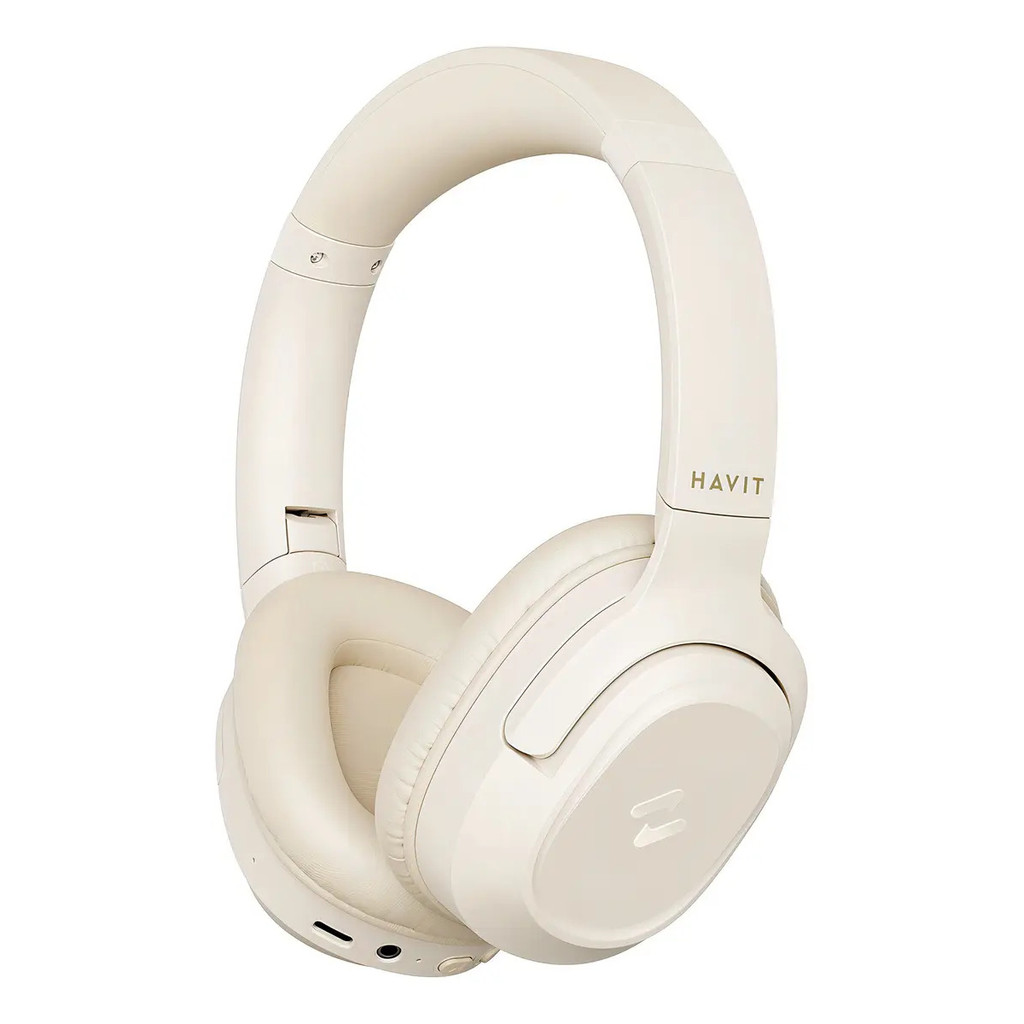 Headphone Bluetooth Havit H612bt Beige/branco Bege