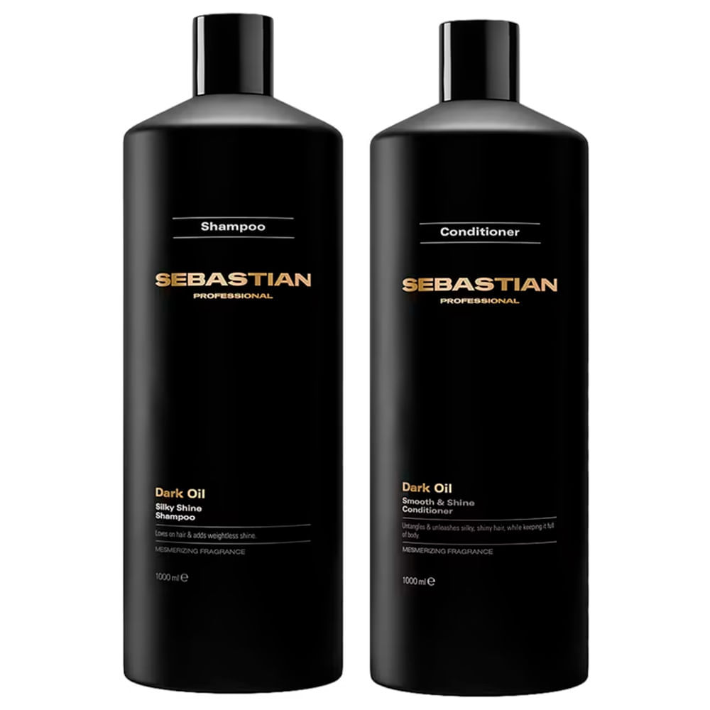 Kit Sebastian Professional Dark Oil Shampoo 1L + Condicionador 1L