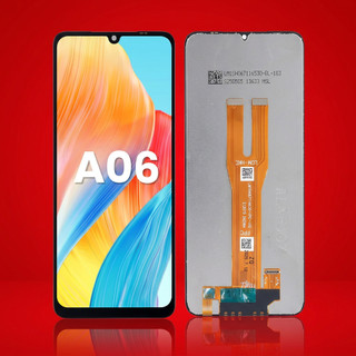 Tela Frontal Samsung A06 A065 Display Touch LCD Premium Preto Compatível Reposição Conserto Tela Quebrada Ótimo Custo