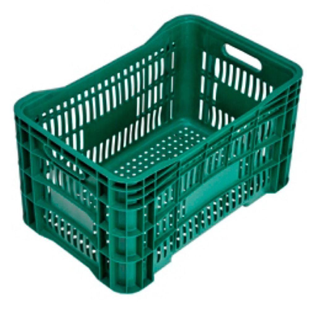 Caixa plástica para hortifruti 46L 55 x 36 x 31 mm - Maxicaixa