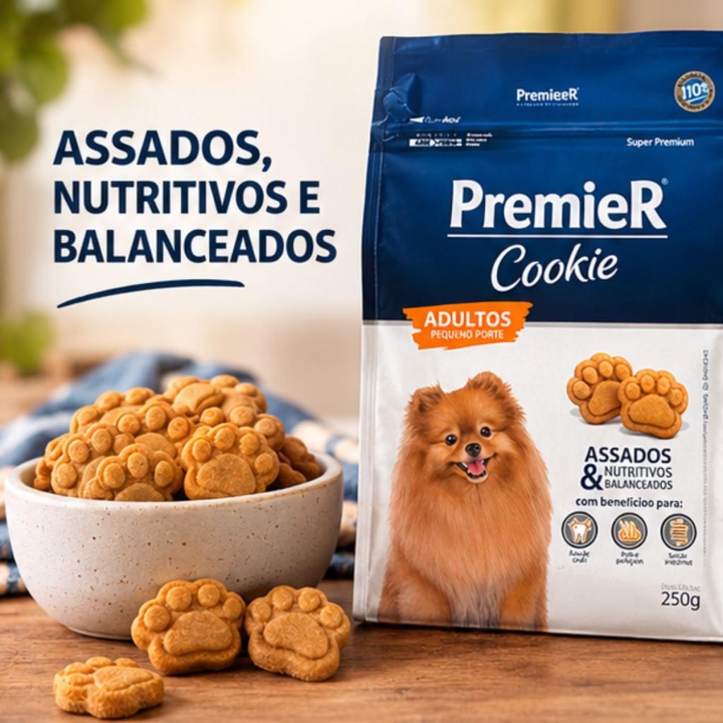 Premier Cookies Assados P/Cães Adultos Raças Pequenas 250g — imagem 2 de 2